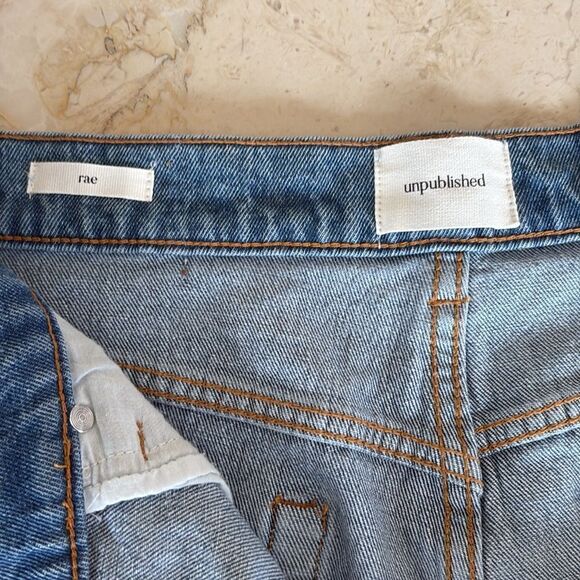 Unpublished Rae High Rise Straight Leg Jeans - Picture 9 of 12